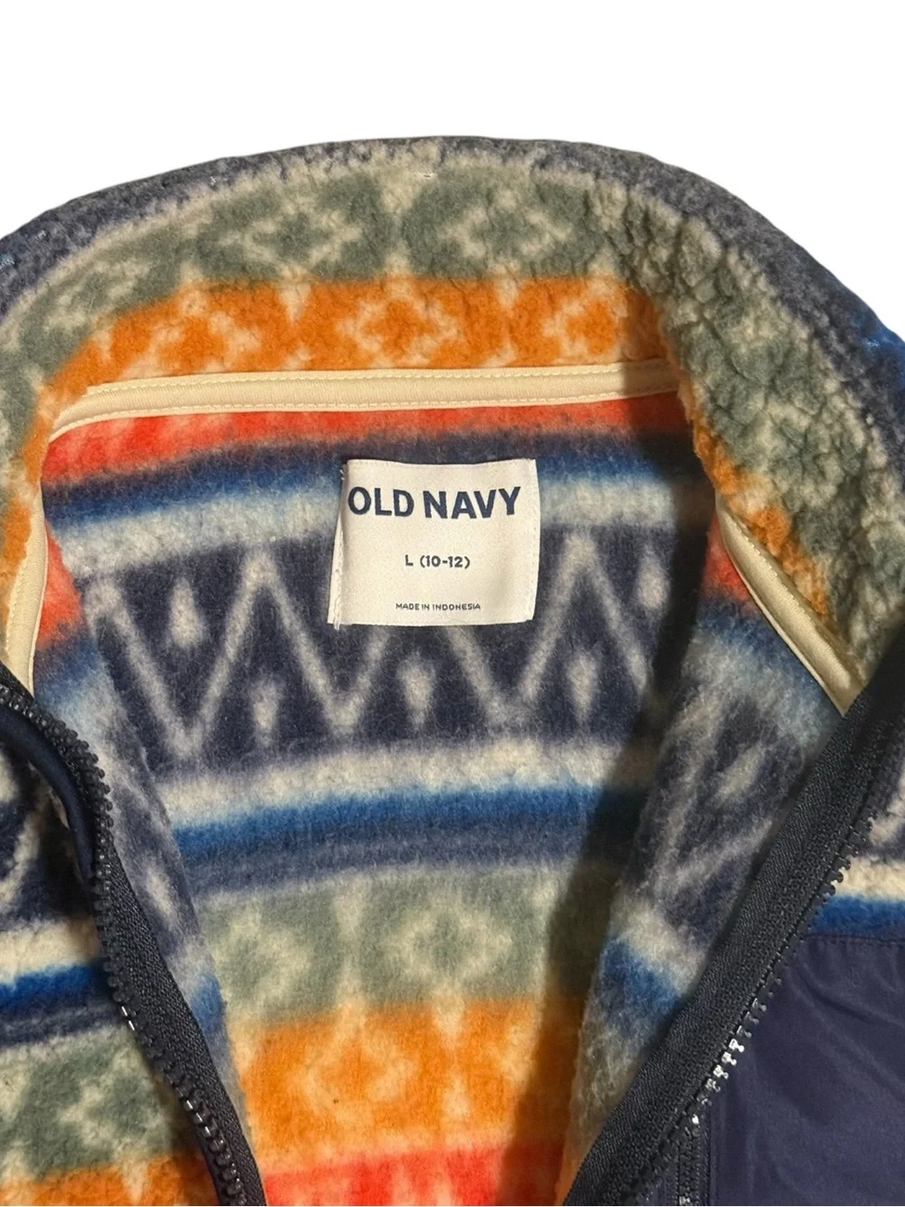 Kid’s Old Navy Sherpa Zip Up Jacket Latge 10/12